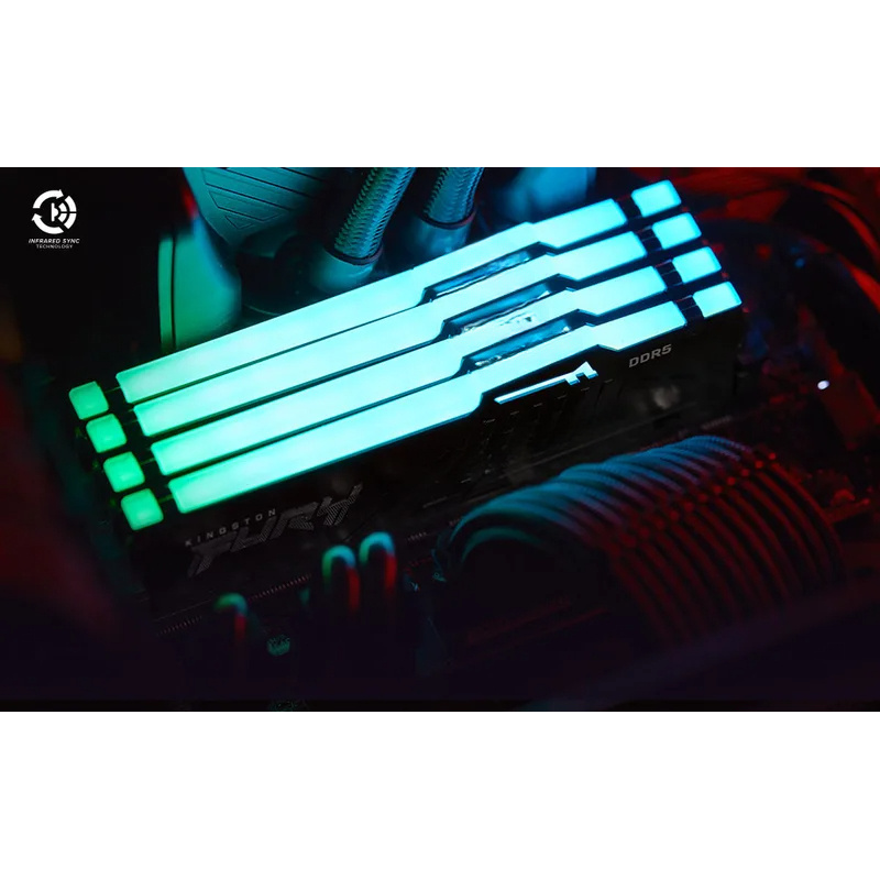 Kingston FURY White RGB 32G(2x - 64Gb Ddr5 6000Mhz Cl30 2X32Gb Desktop review and price